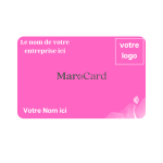 Carte de visite sans contact en PVC - ROSE
