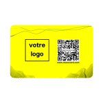 Carte De Visite Sans Contact En PVC - JAUNE