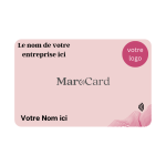 Carte de visite sans contact en PVC - ROSE light