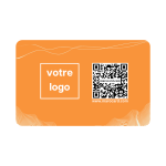 Carte De Visite Sans Contact En PVC - ORANGE